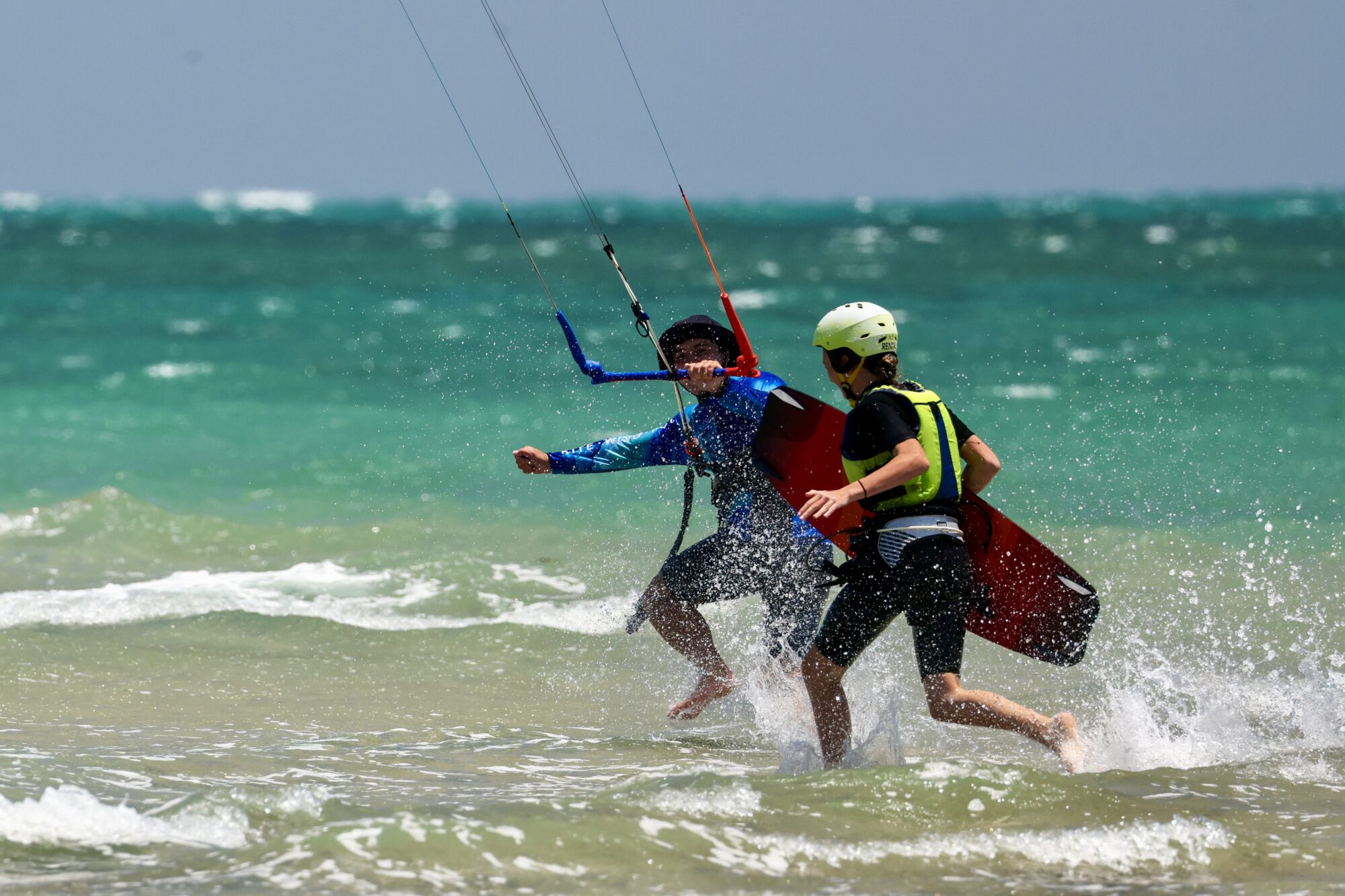 Coaches and junior kiteboarders in Western Australia